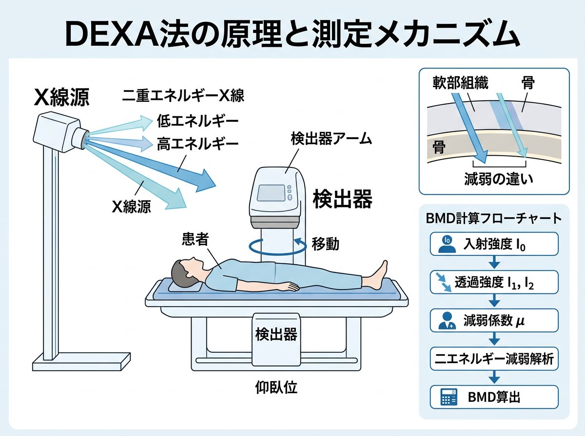 DEXA法の原理と測定メカニズム