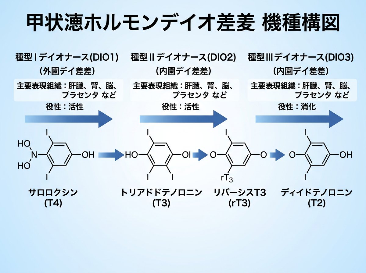 脱ヨウ素化のメカニズムと脱ヨウ素酵素の役割