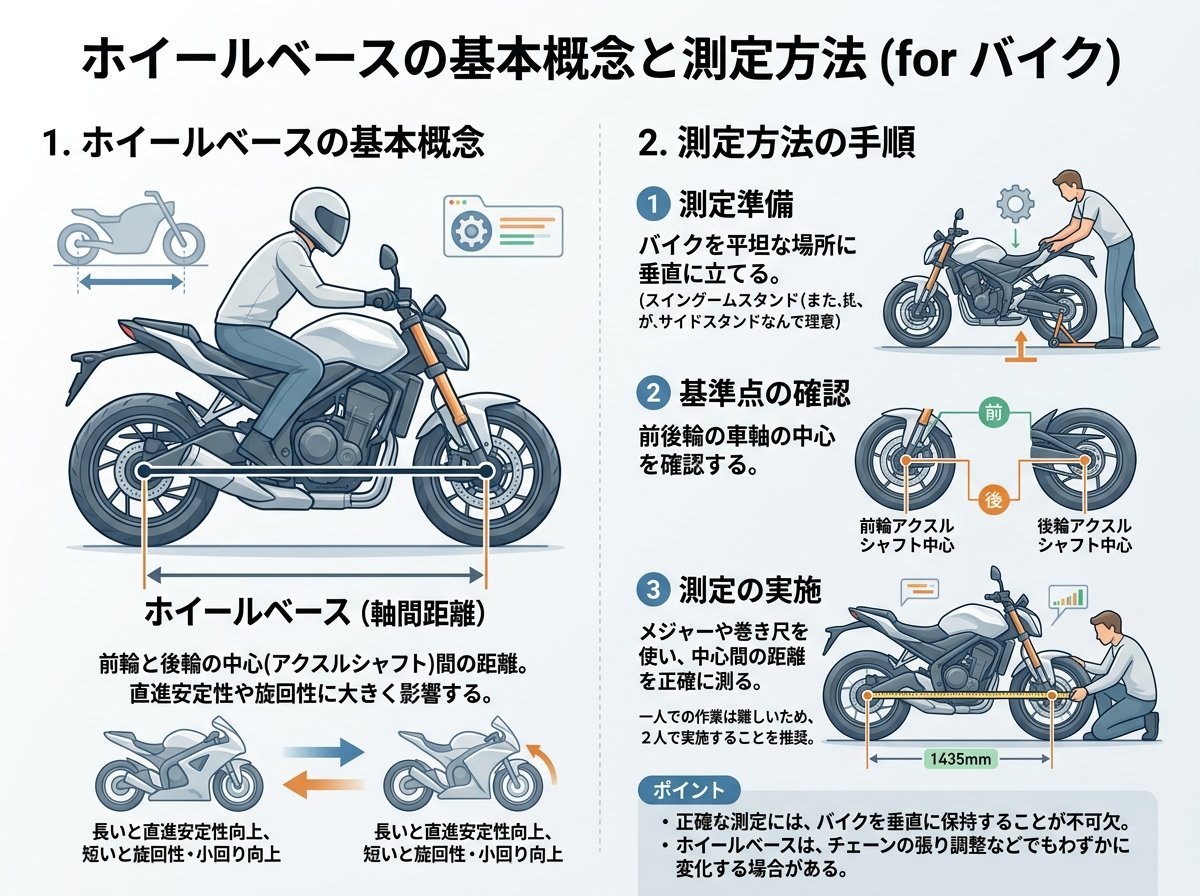 ホイールベースの基本概念と測定方法