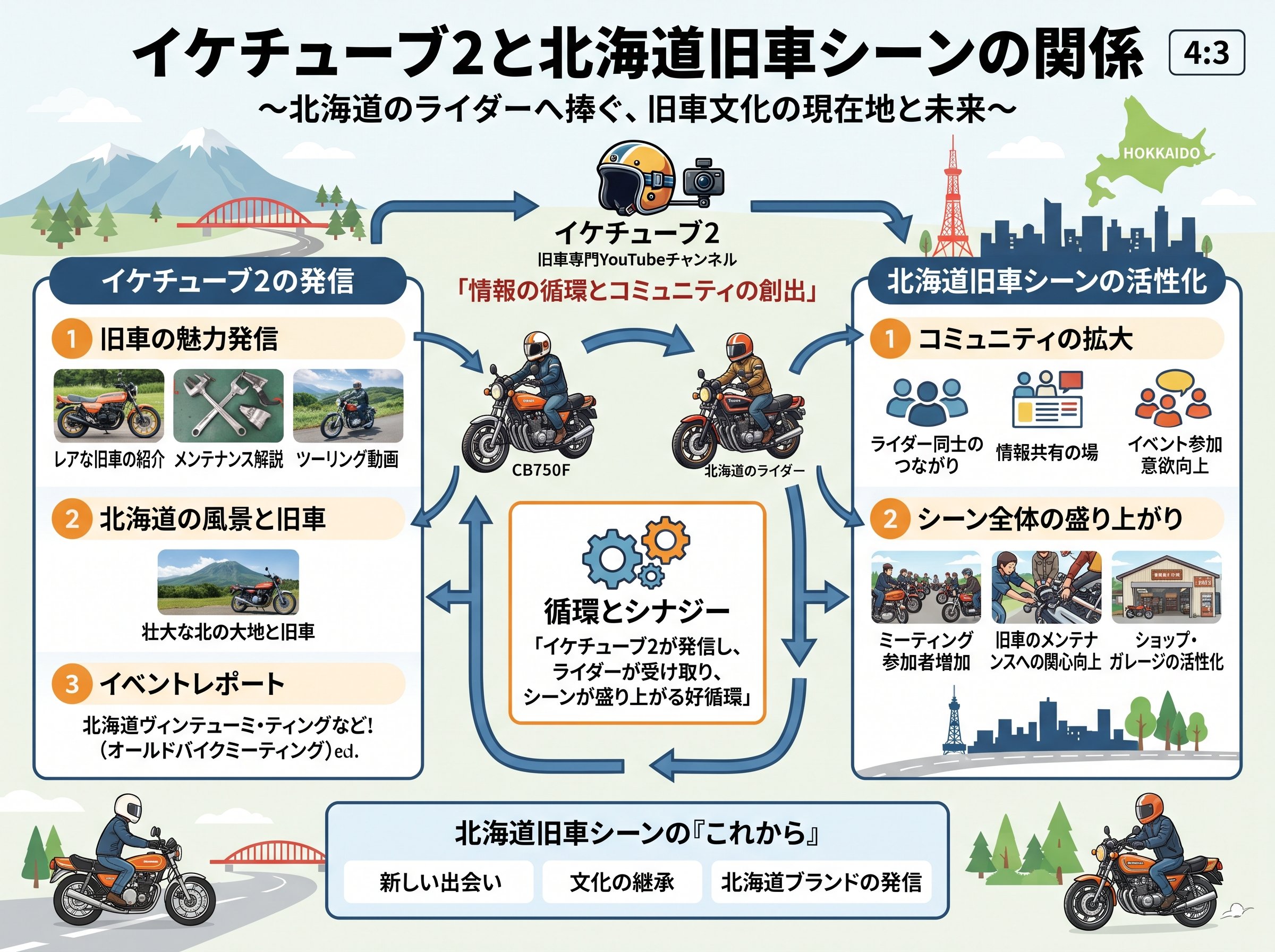 イケチューブ2と北海道旧車シーンの関係