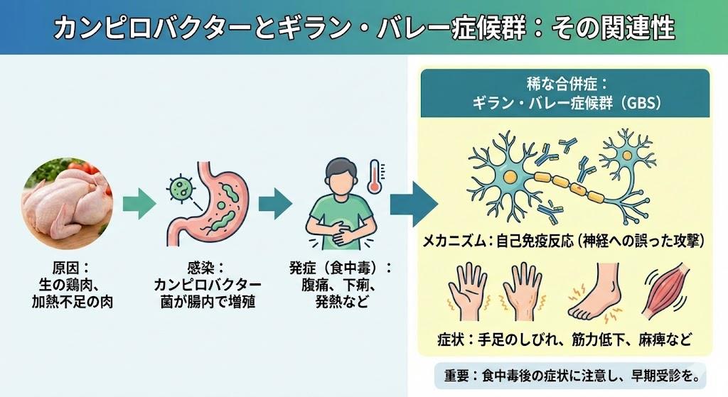 カンピロバクターとギランバレー症候群の関連性