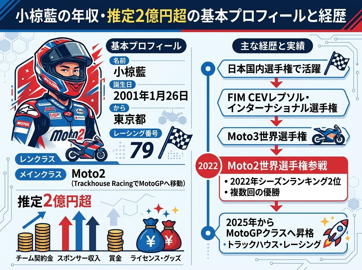 小椋藍の年収・推定2億円超の基本プロフィールと経歴