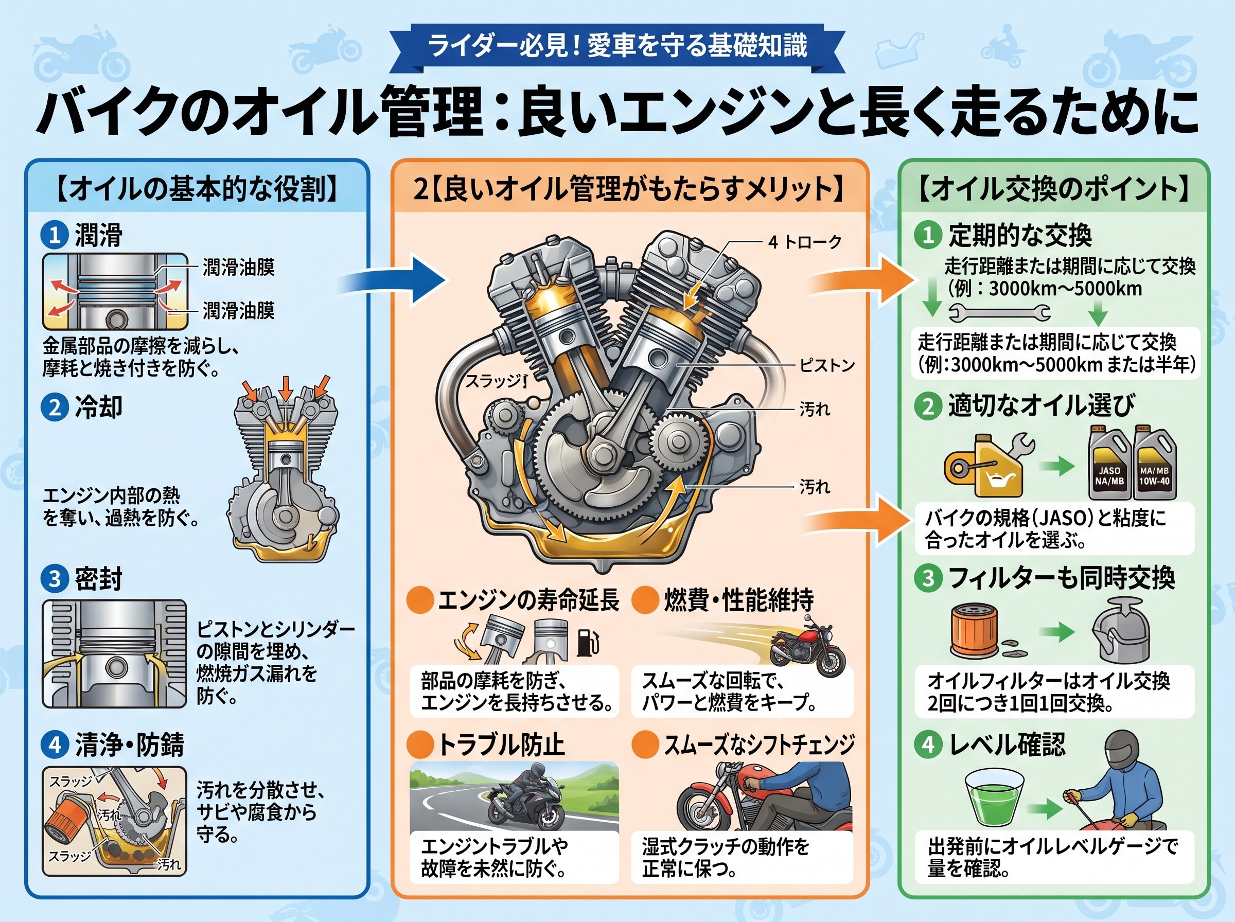 オイル管理が良い車を作る理由と基本的な役割
